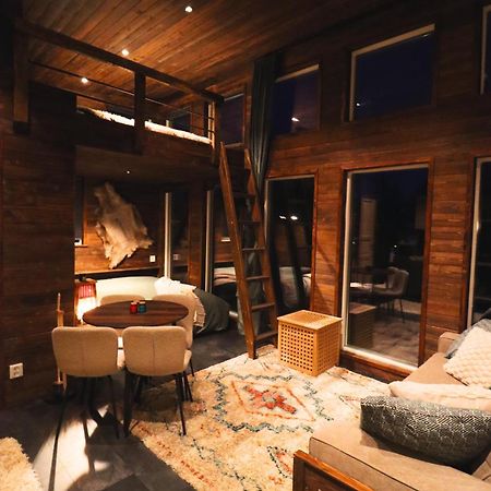 Reindeer River Lights Lodge Kiruna Esterno foto