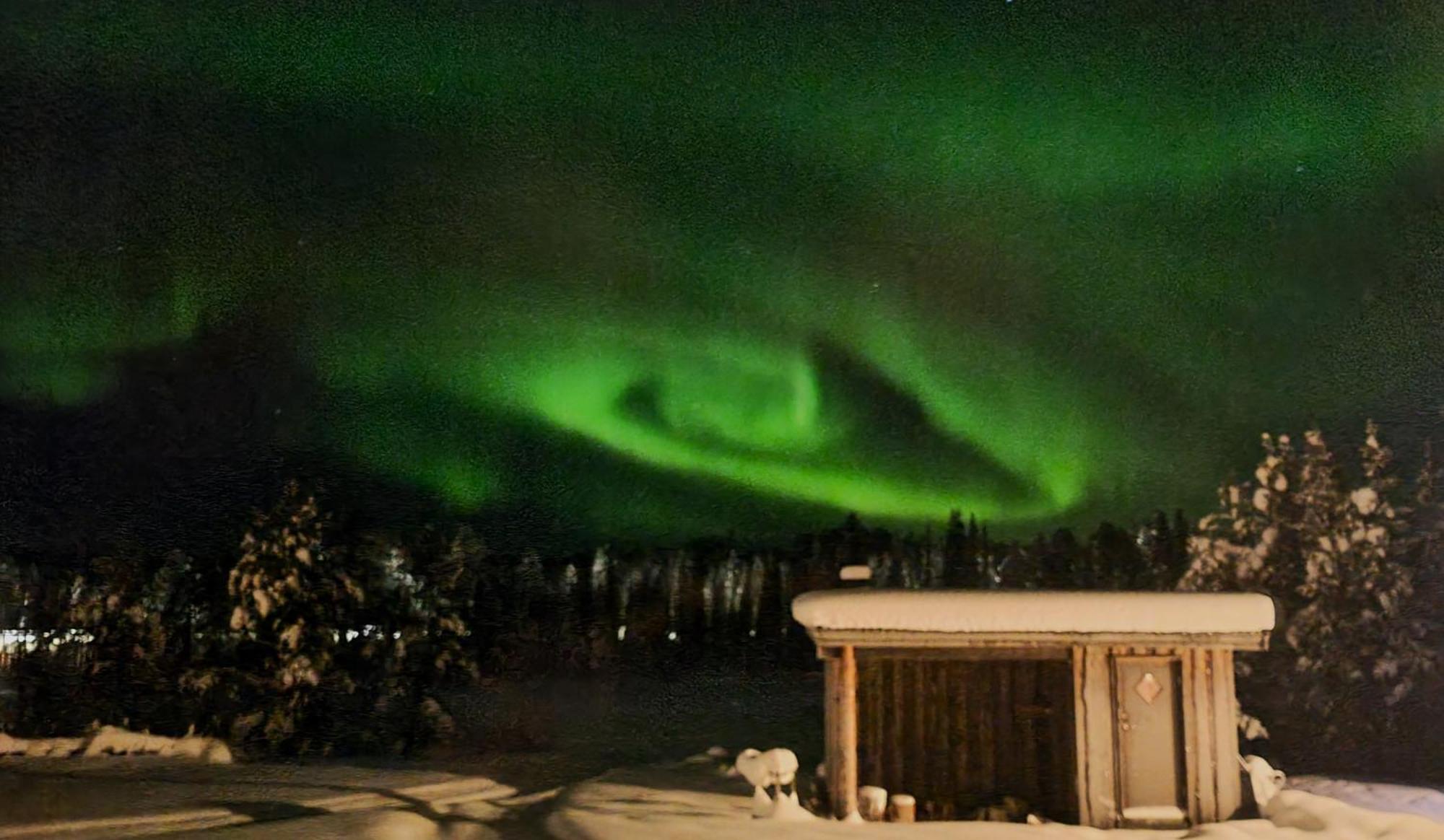 Reindeer River Lights Lodge Kiruna Esterno foto