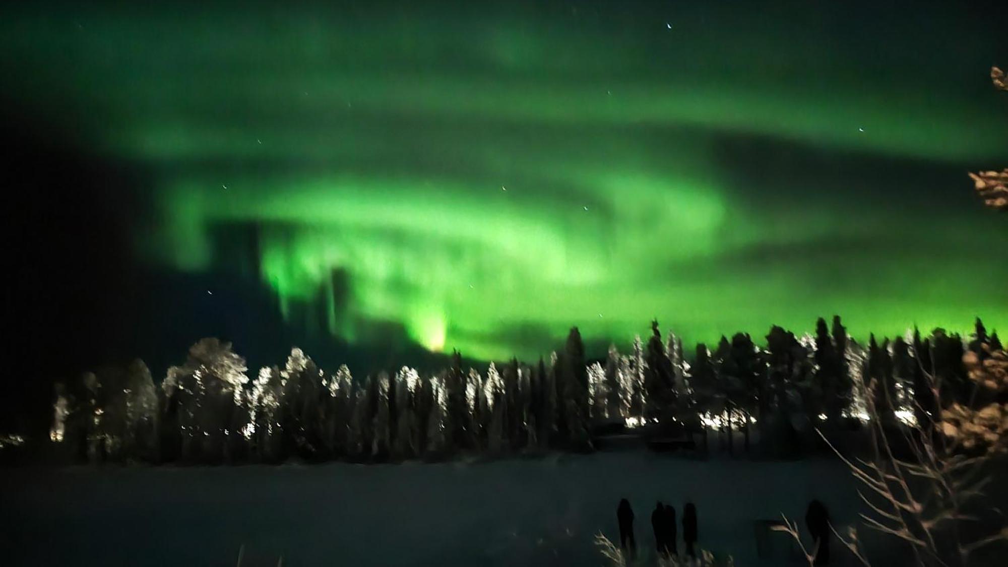 Reindeer River Lights Lodge Kiruna Esterno foto