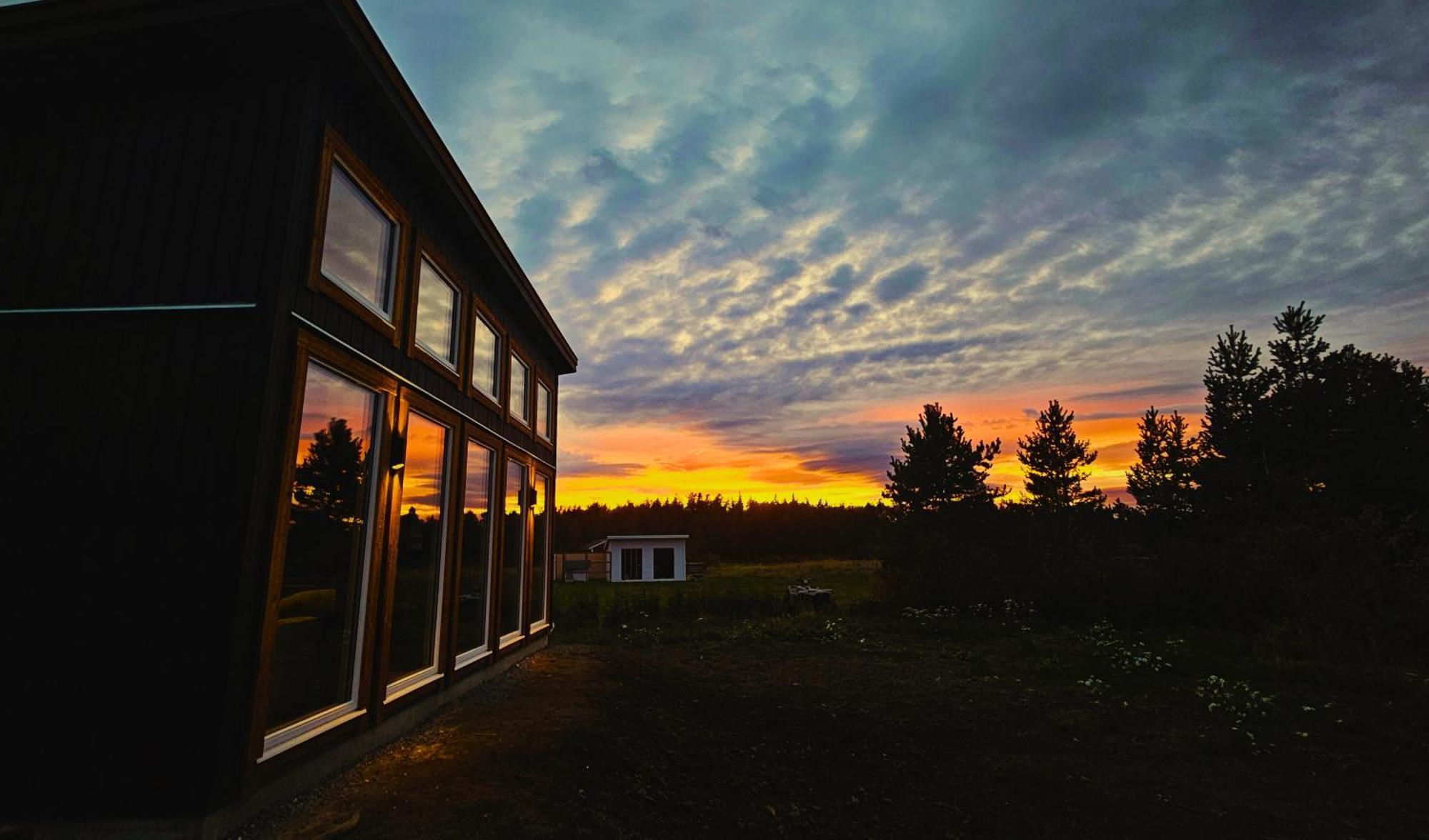Reindeer River Lights Lodge Kiruna Esterno foto